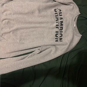 Champion Heather Gray Crewneck